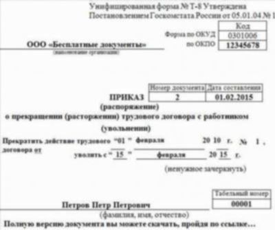 Грамотный образец приказа в – году