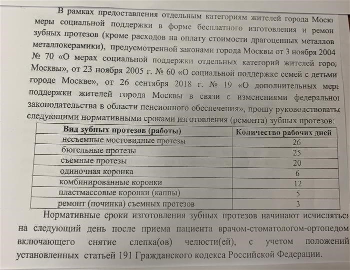 Имею ли я право на льготное протезирование зубов как многодетная?