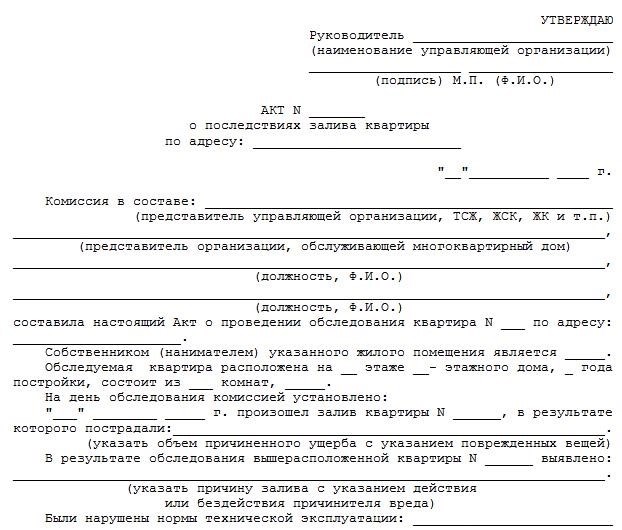 Можно ли оспорить акт о заливе или признать его недействительным?